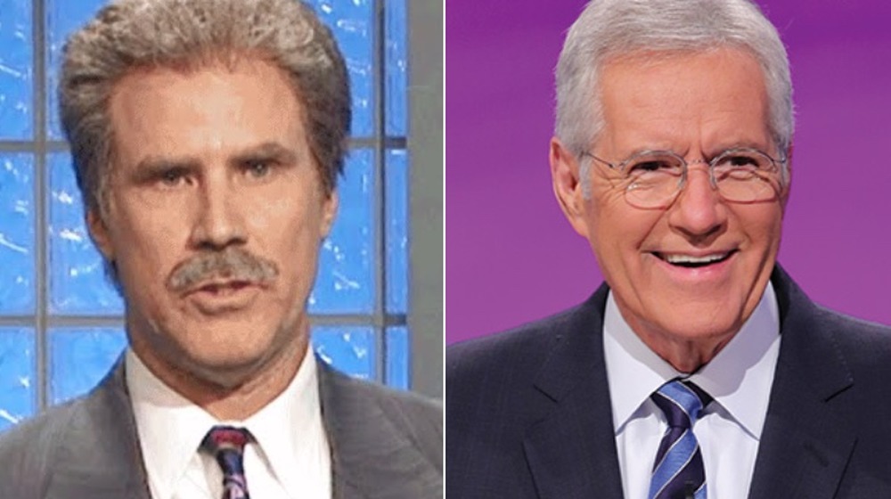 Will Ferrell and Alex Trebek