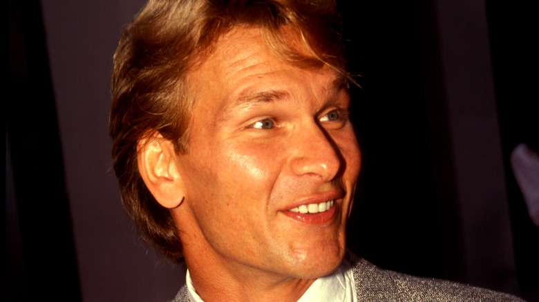 Patrick Swayze smiling