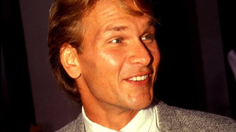 Patrick Swayze smiling
