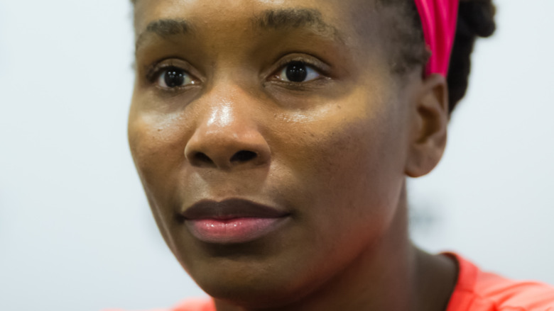 Venus Williams with a serious expression