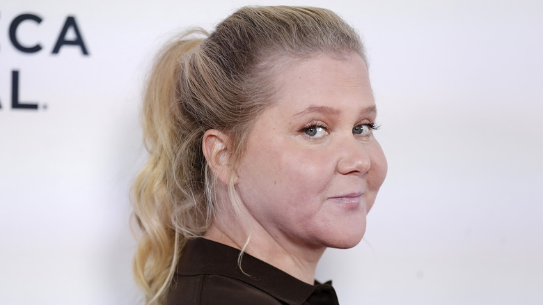Amy Schumer posing at the Tribeca Film Festival