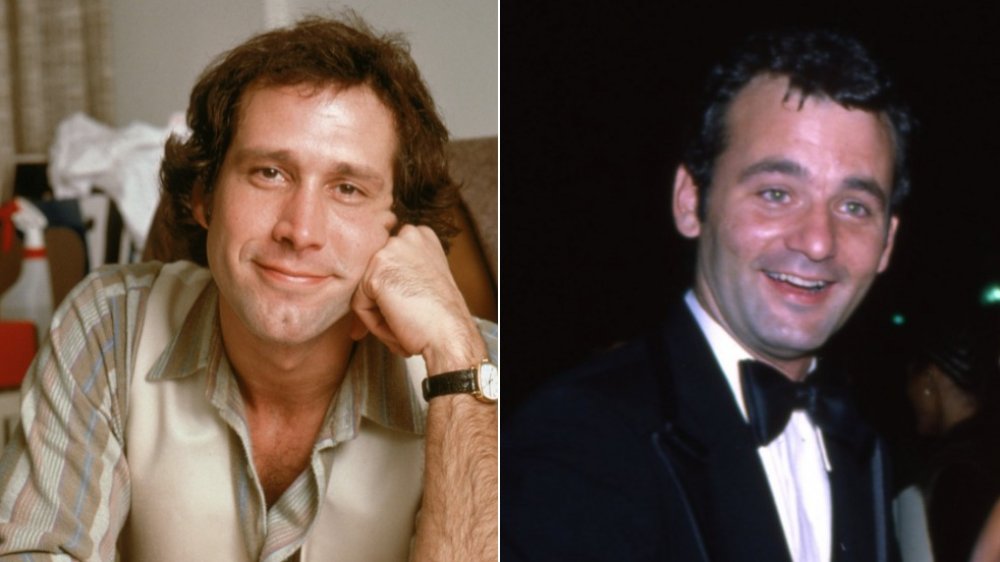 Chevy Chase and Bill Murray smiling 