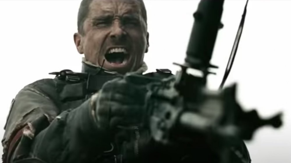 Christian Bale in a scene from Terminator Salvation