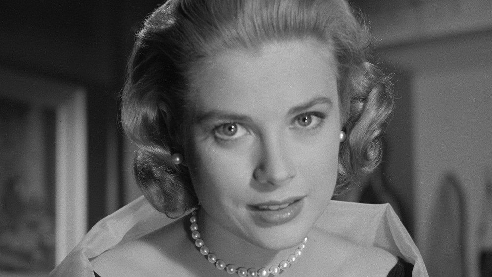 Grace Kelly looking at camera