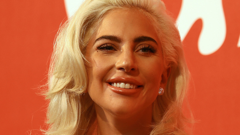 Lady Gaga smiling