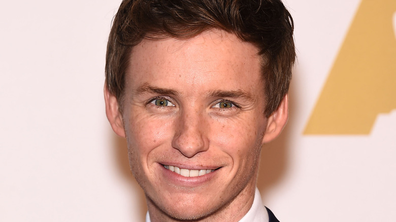 Eddie Redmayne grinning