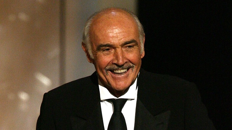Sean Connery grinning