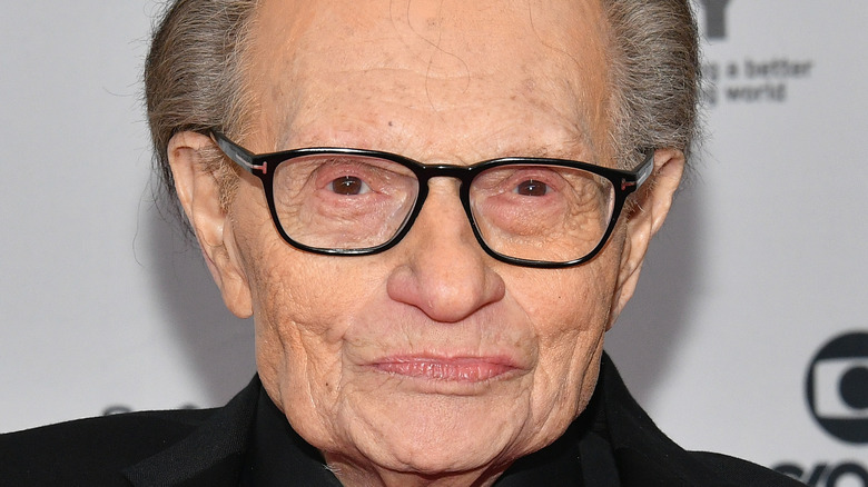 Larry King posing