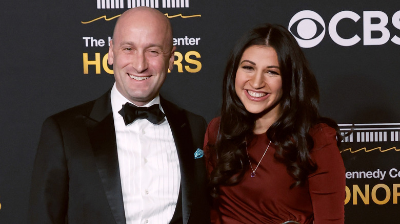 Stephen Miller and Katie Miller on the red carpet
