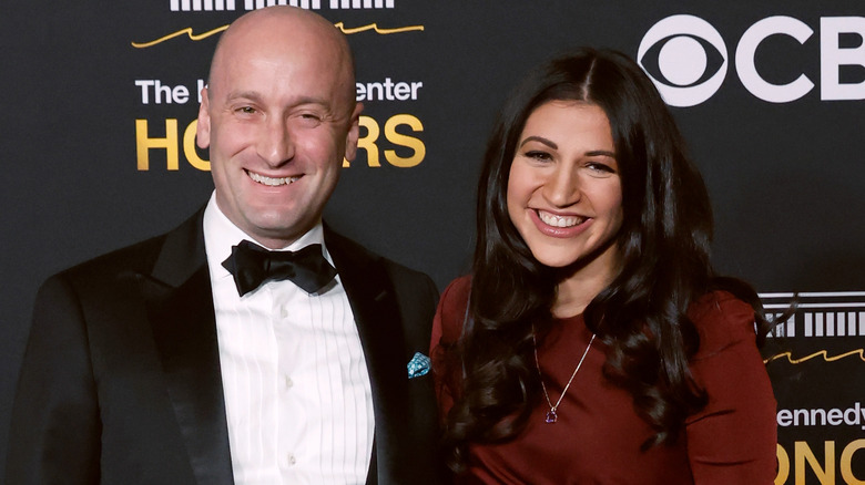 Stephen Miller on the red carpet with Katie Miller