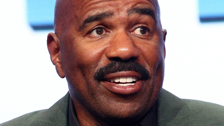 Steve Harvey looking away