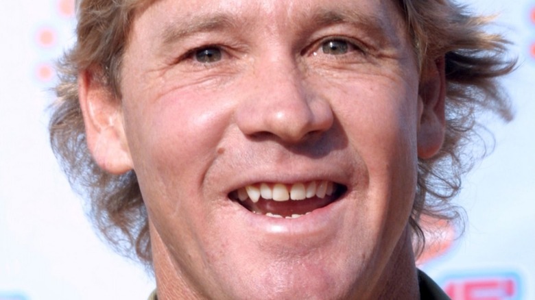 Steve Irwin smiling