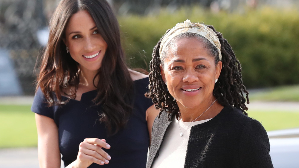 Meghan Markle and Doria Ragland at Cliveden House Hotel