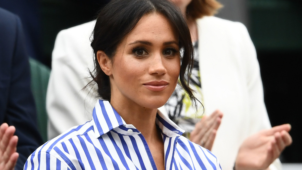 Meghan Markle at Wimbledon in 2018