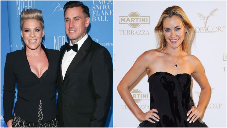 Pink, Carey Hart, and Kristanna Loken