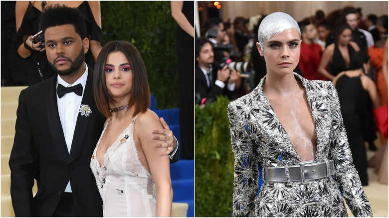 The Weeknd, Selena Gomez, Cara Delevingne