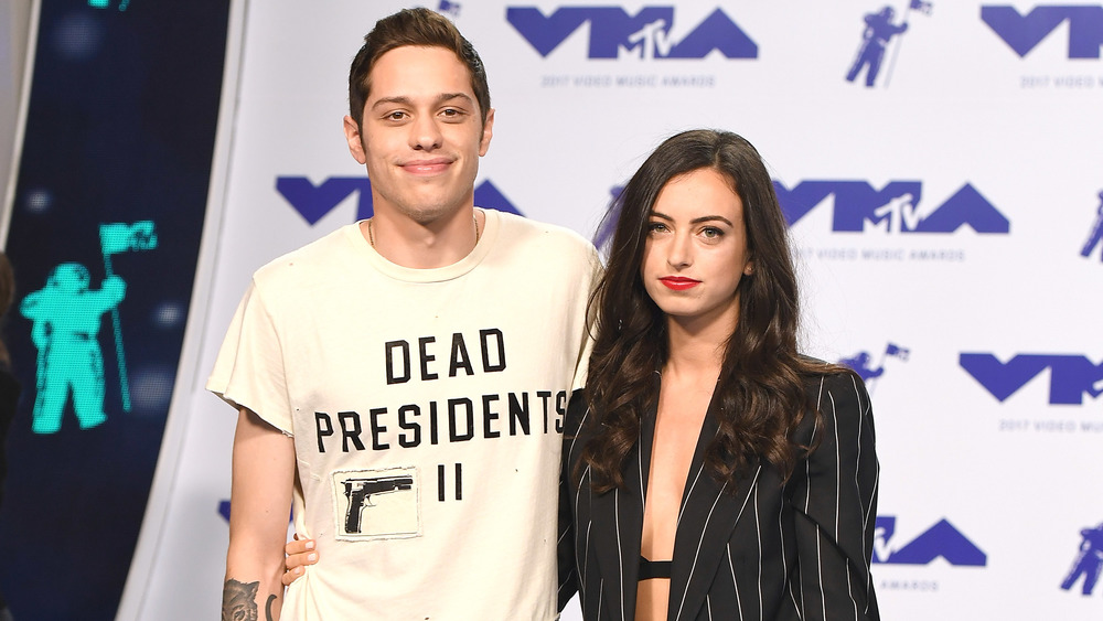 Pete Davidson and Cazzie Davids at the VMAs
