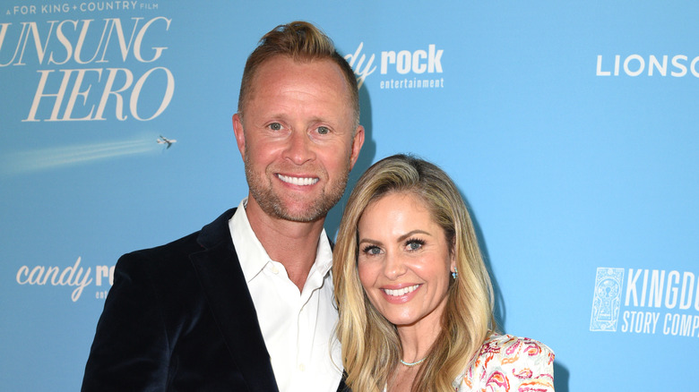 Candace Cameron and Valeri Bure pose