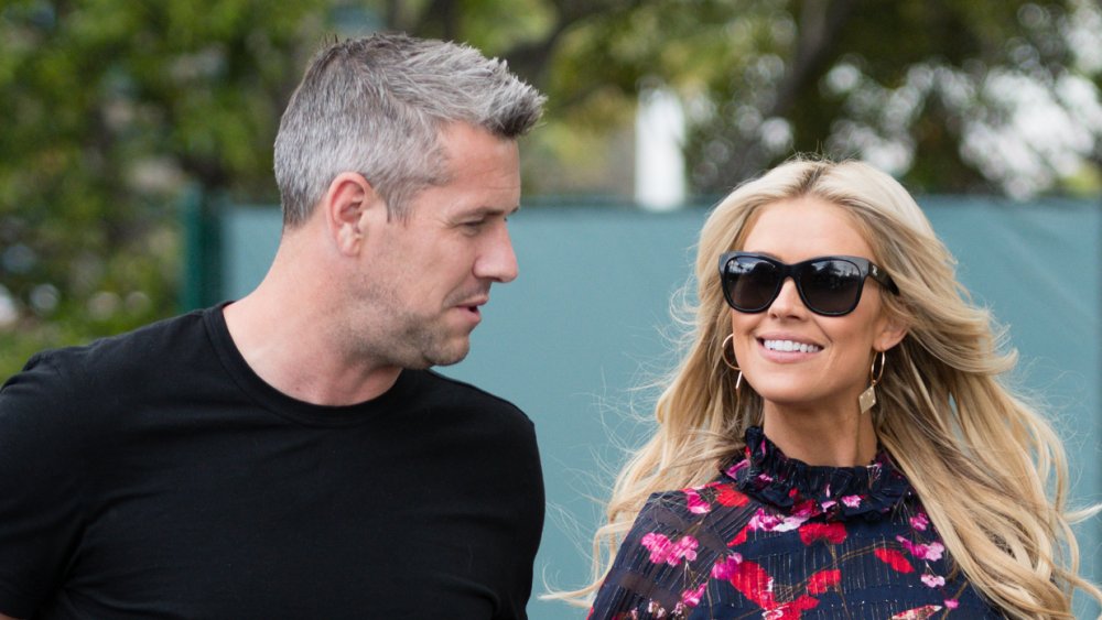 Ant Anstead, Christina Anstead on the Extra set at Universal Studios