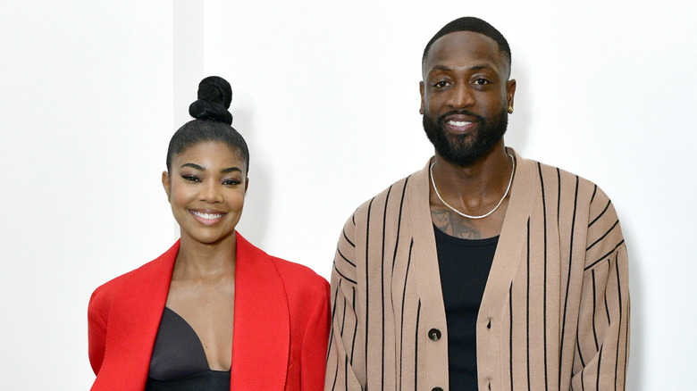 Dwyane Wade and Gabrielle Union on a red carpet