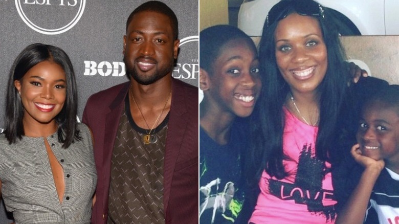 Dwyane Wade, Gabrielle Union, Siohvaughn Funches Wade, Zion Wade, Zaire Wade