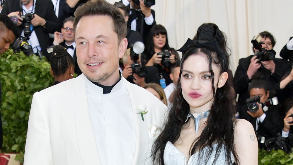 Elon Musk and Grimes attend the Heavenly Bodies: Fashion & The Catholic Imagination Costume Institute Gala 