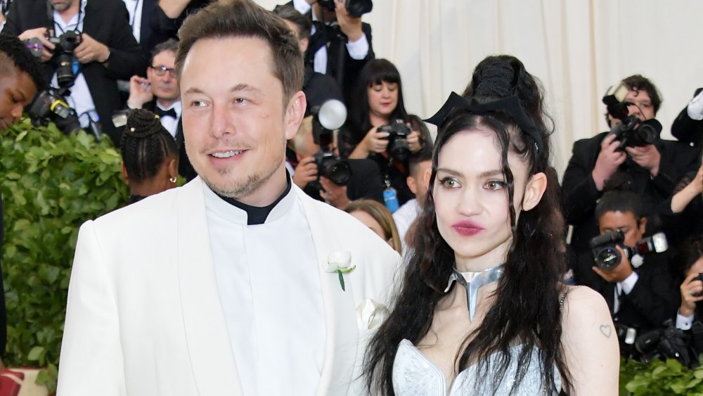 Elon Musk and Grimes attend the Heavenly Bodies: Fashion & The Catholic Imagination Costume Institute Gala 