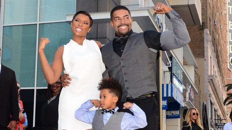 Jennifer Hudson, David Otunga with son David Jr.