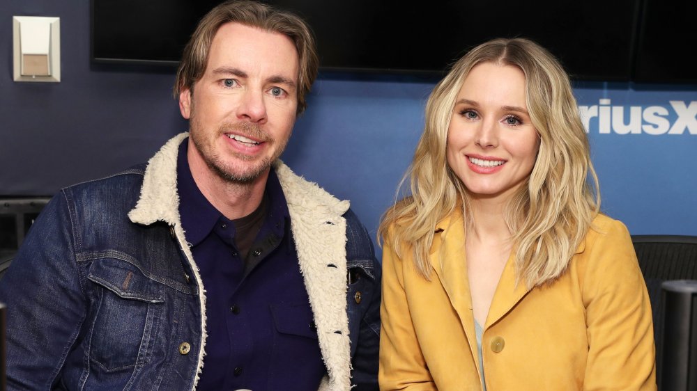 Dax Shepard and Kristen Bell at SiriusXM radio show