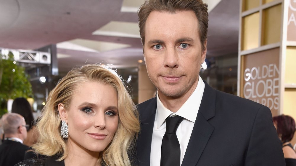 Kristen Bell and Dax Shepard at Golden Globe Awards