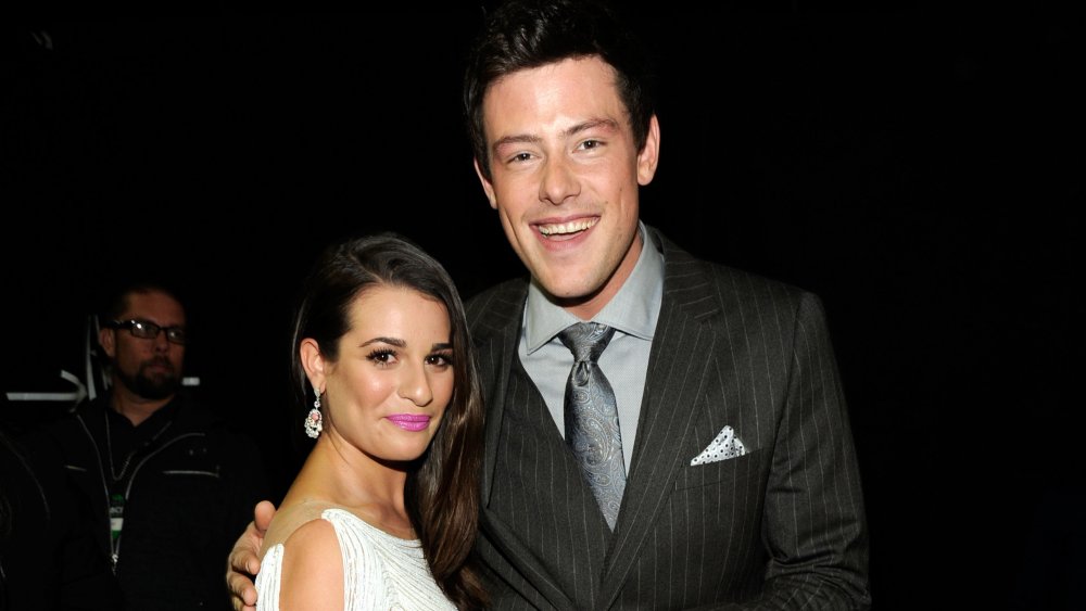 Lea Michele and Cory Monteith at the 2012 People's Choice Awards 