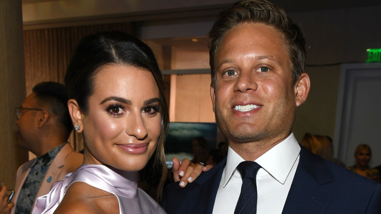 Lea Michele and Zandy Reich at the 30th Annual GLAAD Media Awards