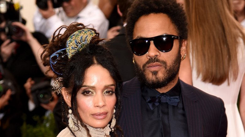 Lisa Bonet and Lenny Kravitz