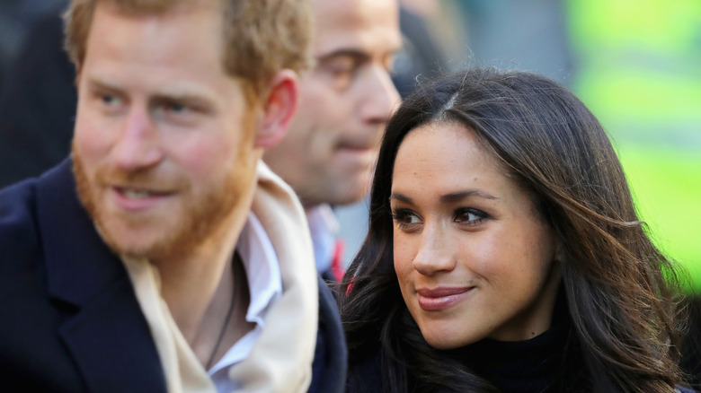 Prince Harry with Meghan Markle
