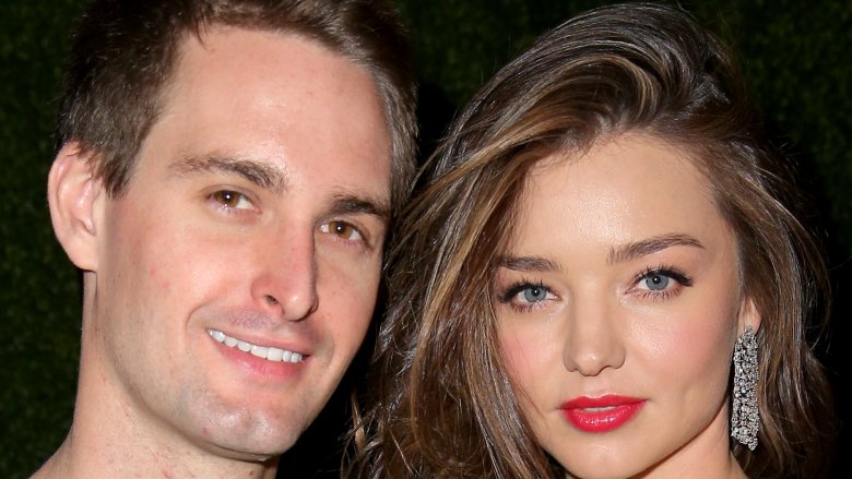 Evan Spiegel and Miranda Kerr