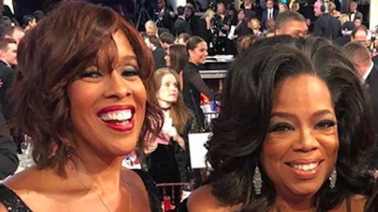 Gayle King and Oprah Winfrey