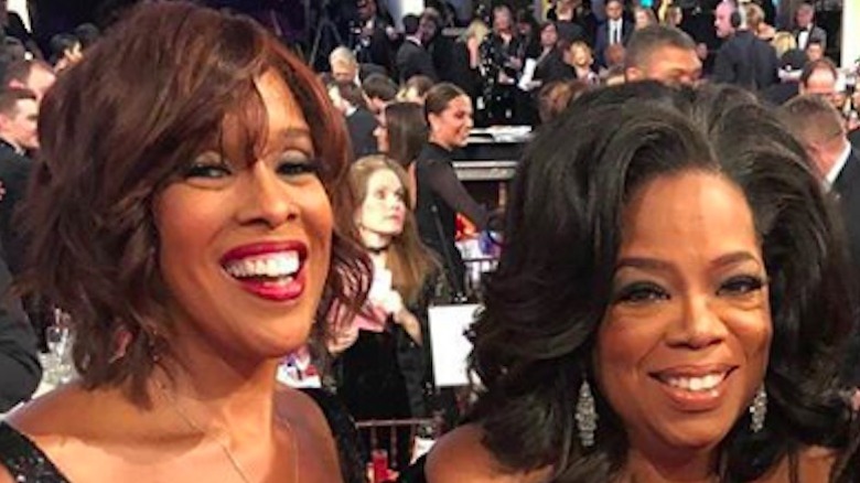Gayle King and Oprah Winfrey