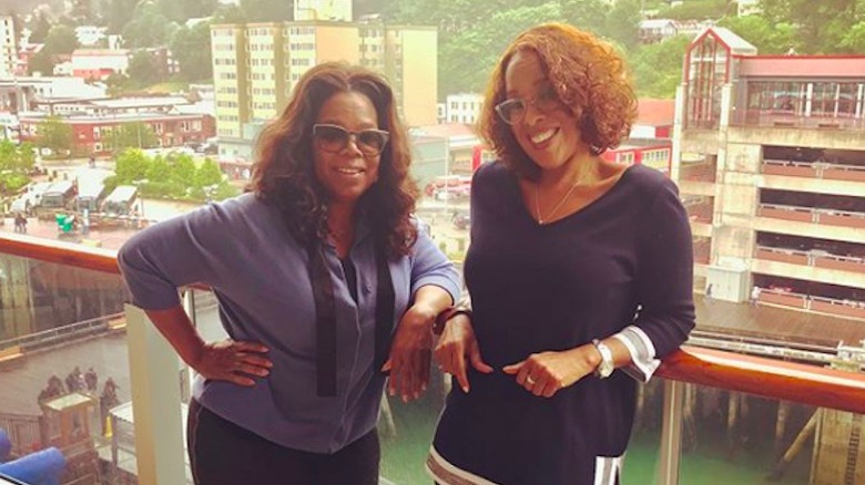 Oprah Winfrey and Gayle King