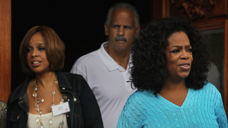 Gayle King, Stedman Graham, and Oprah Winfrey