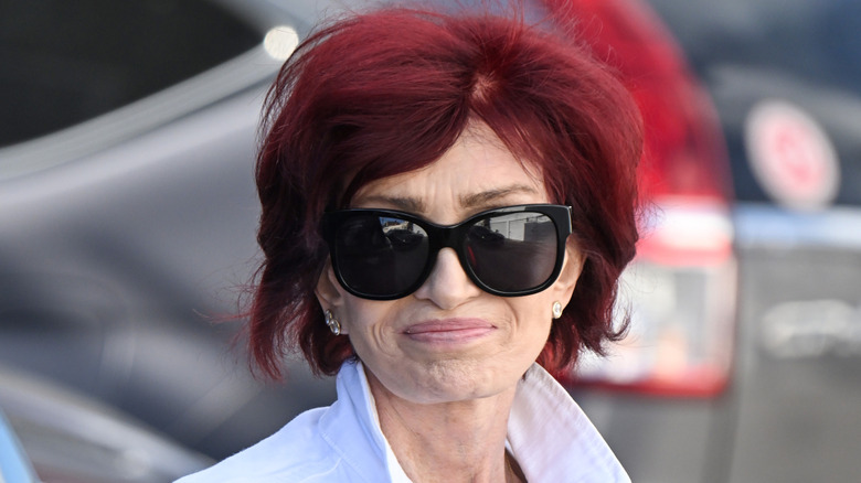 Sharon Osbourne smiling