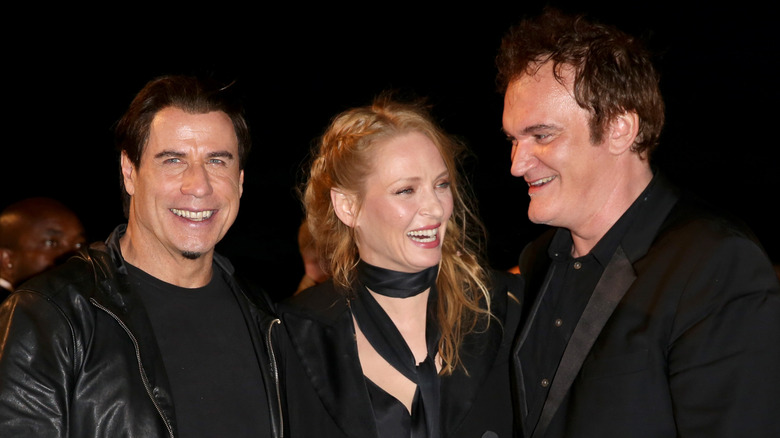 John Travolta, Uma Thurman, Quentin Tarantino