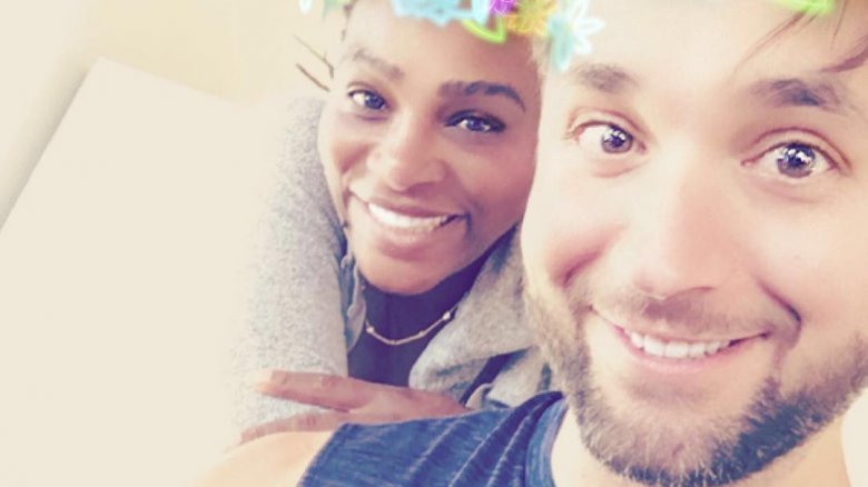 Serena Williams and Alexis Ohanian