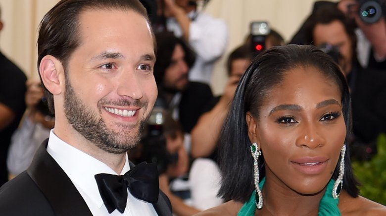 Serena Williams and Alexis Ohanian