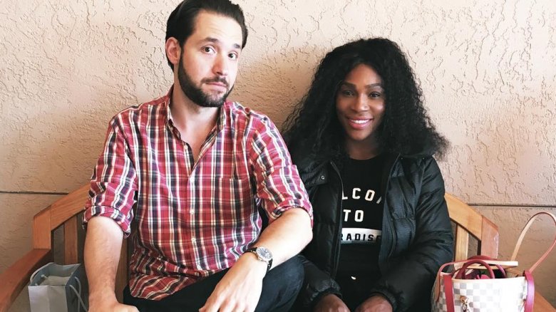 Serena Williams and Alexis Ohanian