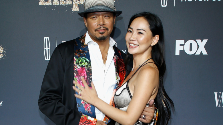 Terrence Howard and Mirak Pak pose together