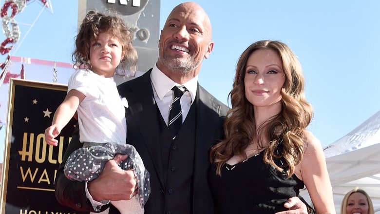 Dwayne Johnson, Lauren Hashian, daughter Tiana Gia