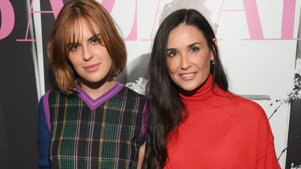 Tallulah Willis and Demi Moore