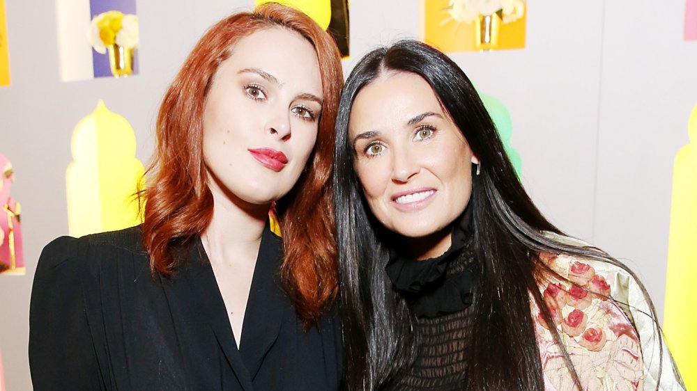 Rumer Willis and Demi Moore