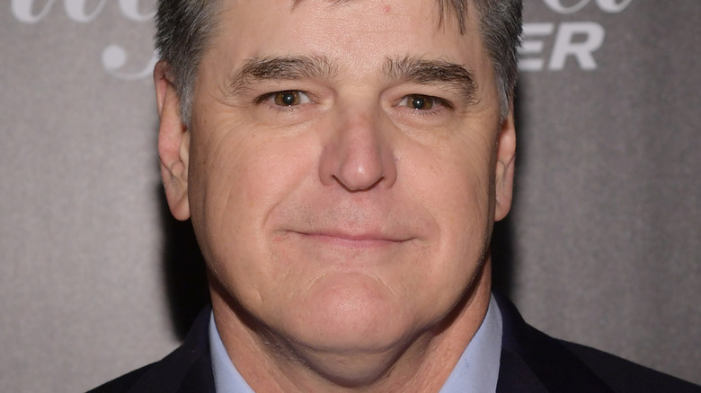 Sean Hannity sort of smiles