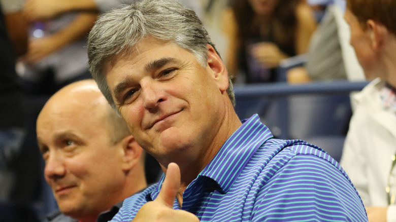 Sean Hannity gives a thumbs up
